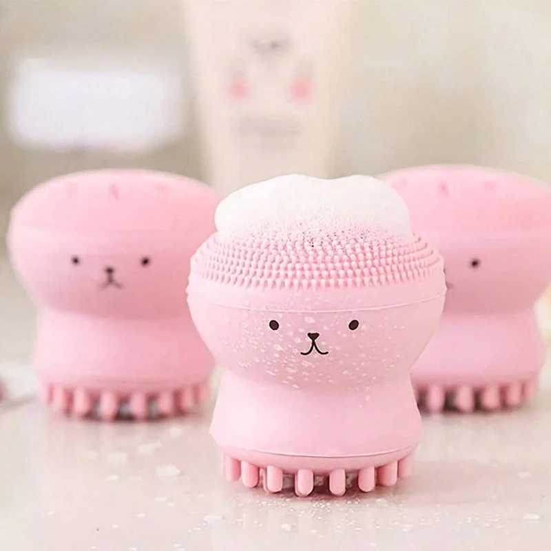 Octopus Bubble Facial Cleansing Brush