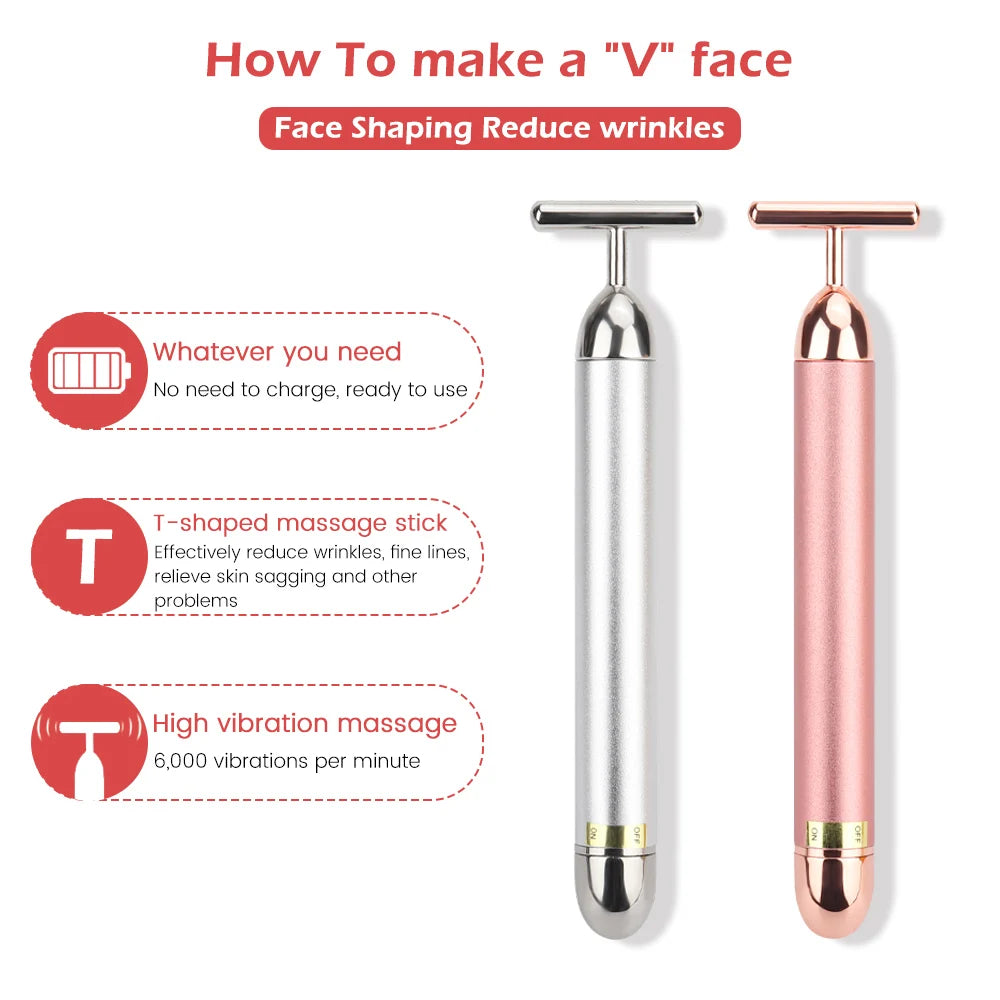 T-Shaped Vibration Face Lifting Bar